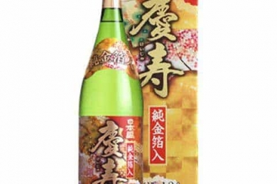 Rượu Sake Vảy Vàng Keiju Junkinpakuiri Futsushu 15 -16% 1800ml
