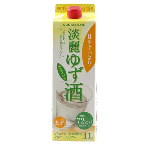 Rượu Yuzu Kunizakari Tanrei Pack 7% 1000ml