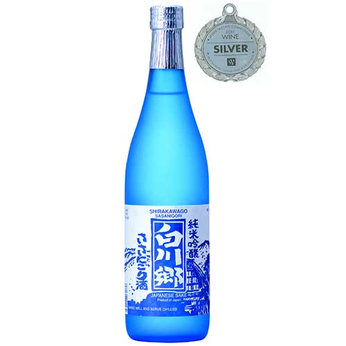 Rượu Sake Shirakawago Sasanigori Junmai Ginjo 15% 720ml