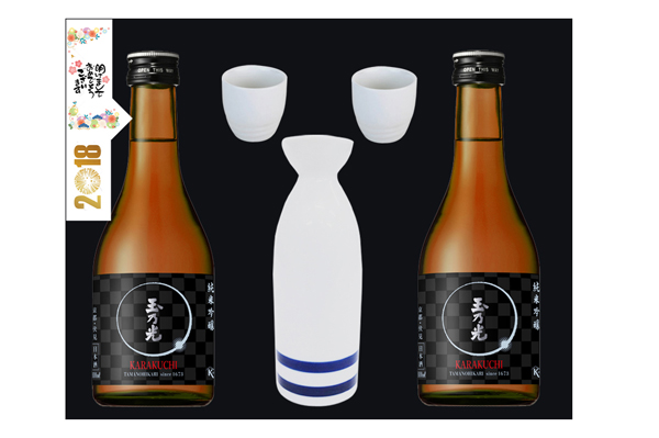 Hộp Quà Sake Karakuchi 300ml 1%ABV