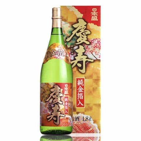 Rượu Sake Vảy Vàng Keiju Junkinpakuiri Futsushu 15 -16% 1800ml