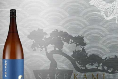 Rượu Sake Gassan Houjun Karakuchi Junmai 15% 300ml