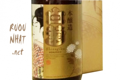 rượu sake Shiragiku Honzojo Hakubai nhật bản