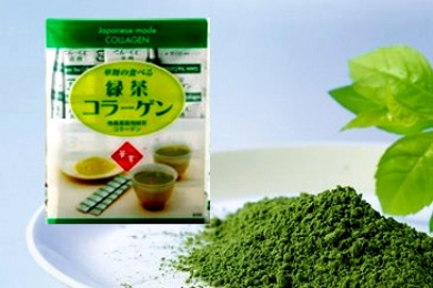 Collagen trà xanh Hanamai Nhật Bản